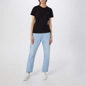 Levis Damesjeans 501 met rechte pijpen en enkellengte (Ojai Luxor)