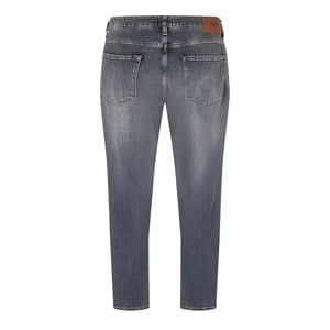 Boss Heren Maine Denim Mid Rise Slim Jeans (Donkergrijs)