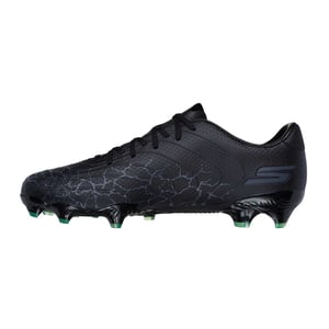 Skechers Unisex Volwassen SKX 1.5 Gebroken Firm Ground Voetbalschoenen (Zwart/Zilver)