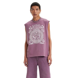 Levis Heren-tanktop met grafische print en Pride-motief (Paars)