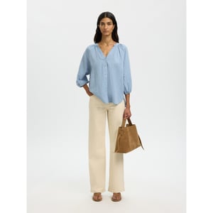 Selected Femme slwcleo-alberta linen blend shirt n 16099877 -