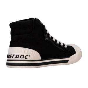 Rocket Dog Dames/Dames Jazzin Hi Canvas High Top Trainers (Zwart)
