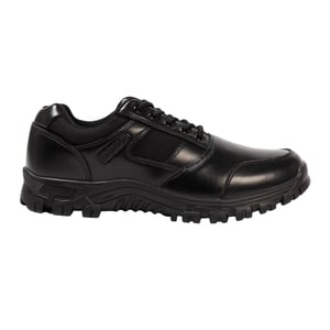 Giorgio Leren herenschoenen met logo (Zwart)
