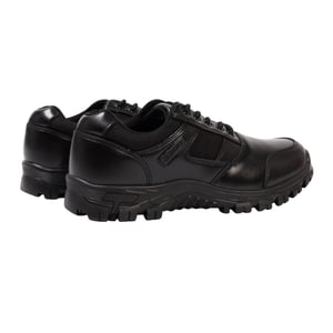 Giorgio Leren herenschoenen met logo (Zwart)