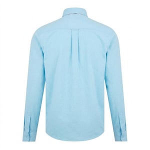 Original Penguin Oxford Button-Down-skjorta i bomull för herrar (Cool Blue)