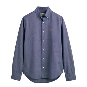 Gant Klassiek Oxford-overhemd met knoopsluiting voor heren (Blauw)