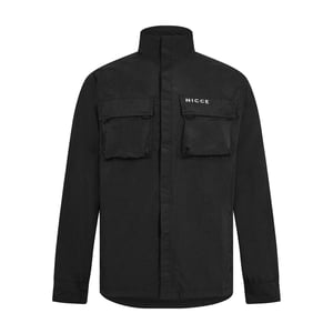 Nicce Heren Relaxed Fit Overhemd Met Lange Mouwen (Zwart)