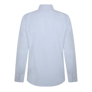 Original Penguin Oxford långärmad skjorta med knäppning för män (Vit)