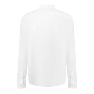 Boss Herenoverhemd met kraag, lange mouwen en knopen, met Liam-patroon (Wit)