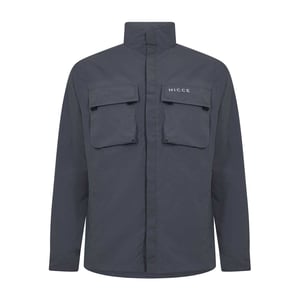 Nicce Heren Statlo Nylon Overhemd (Steenkool)