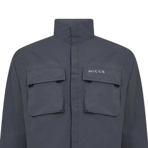 Nicce Heren Statlo Nylon Overhemd (Steenkool)