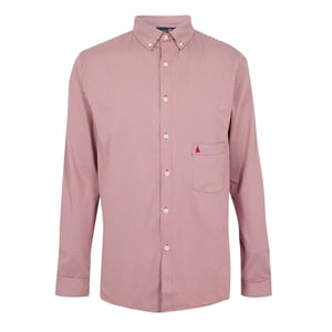 Musto Herenoverhemd met ruitmotief, op maat gemaakt en met knopen, voor een nonchalante look (Donkerroze)