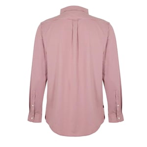 Musto Herenoverhemd met ruitmotief, op maat gemaakt en met knopen, voor een nonchalante look (Donkerroze)