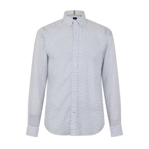 Boss Heren Polka Dot Regular Overhemd met Lange Mouwen (Helder groen)