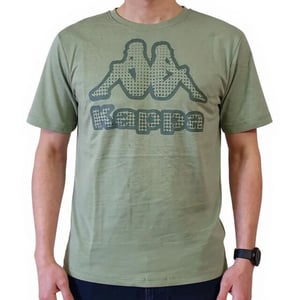 Kappa heren big logo t-shirt - maat s