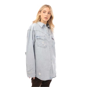 Levis Dam Dorsey Xl Oversized skjorta (Blå)