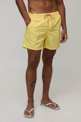 Pocket Detail Mid Length Swim Short