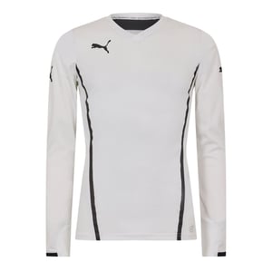 Puma King-shirt met lange mouwen voor heren (Wit)