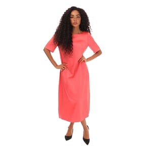 Boss Dibeca midi-jurk voor dames (Roze)