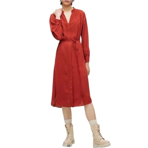 Boss Dibanora 6 Midi Jurk (Rood)