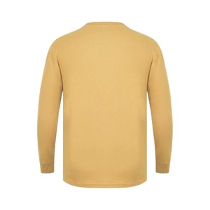 Fabric Heren Wafel T-shirt met lange mouwen (Goud)