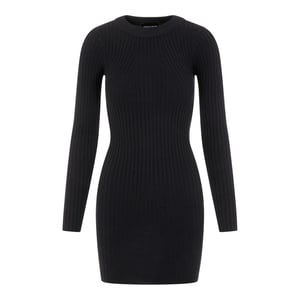 Pieces Mini-T-shirtjurk voor dames (Zwart)