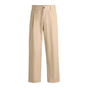 Hugo Heren Relaxed Fit Broek (Beige)