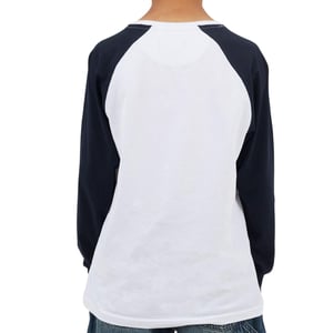 Brave Soul Raglan-T-shirt met lange mouwen voor jongens (Wit/Zwaar)