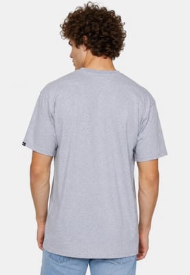 Vans Mens Classic Logo T Shirt in Grey/Black