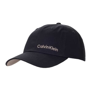 Calvin Klein Heren Logo Gebogen Piek Golf Dad Hat (Marine)