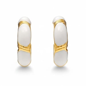 Women's Colorful Enamel Earrings in 925 Sterling Silver BIPE032