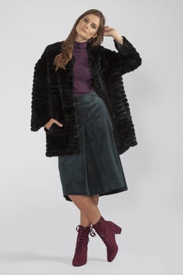 Luxury Faux Fur Coat