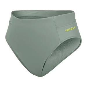 Speedo Bikinibottnar för kvinnor med hög benöppning i funktionsmaterial (Grön)
