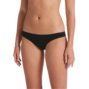 Nike Dam/Lady Logo Bikiniunderdel med låg höjd (Svart)