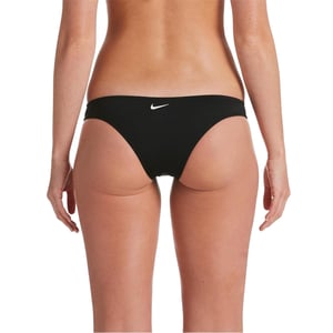 Nike Dam/Lady Logo Bikiniunderdel med låg höjd (Svart)