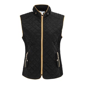 Miso Kvinnor/Damer Quilted Gilet (Svart)