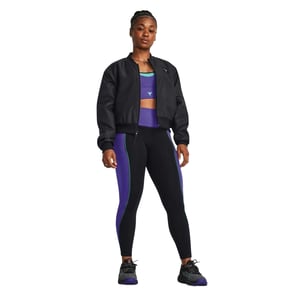 Under Armour Dames/Dames Kraagloos Relaxed Fit Bomberjack (Zwart)