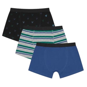 Lyle & Scott Boxershorts voor jongens (Set van 3) (Blauw)