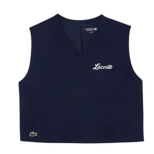 Lacoste Dames/Dames Sport Relaxed Fit Mouwloze Gewaad Top (Blauw)