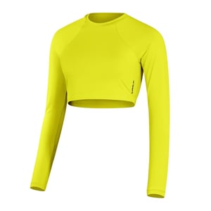 Speedo Dam/Brud Logo Slim Raglan Crop Top (Grön)