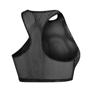 Speedo Mesh Crop Top för dam och dam (Grått)