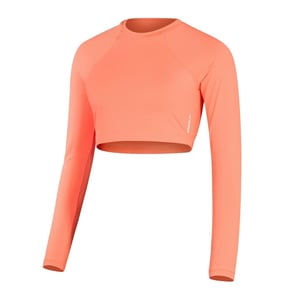 Speedo Dam Logo Slim Raglan Crop Top (Persika)