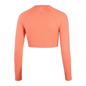 Speedo Dam Logo Slim Raglan Crop Top (Persika)