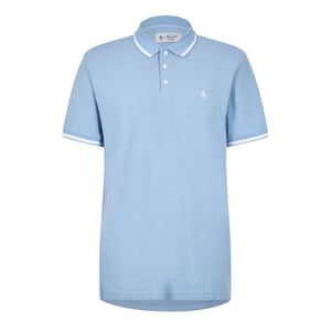Original Penguin Regular kortärmad polotröja för herrar (Faded Denim)