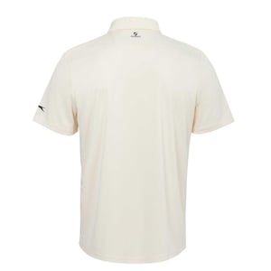 Slazenger Heren 3/4 Mouw Cricket Poloshirt (Crème)
