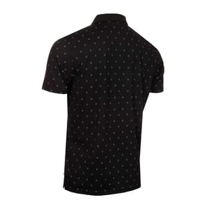 Calvin Klein Heren-golfpoloshirt met logo uit de Performance-collectie (Zwart)