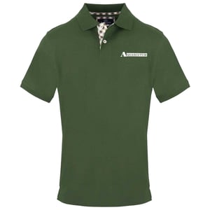 Aquascutum Mens Short-Sleeved Polo Shirt (Military Green)