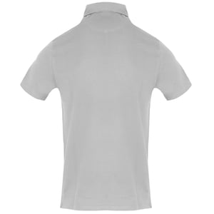 Aquascutum Mens Short-Sleeved Polo Shirt (Grey)