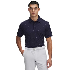 Under Armour Heren Bedrukt Polo Shirt (Donkerblauw)