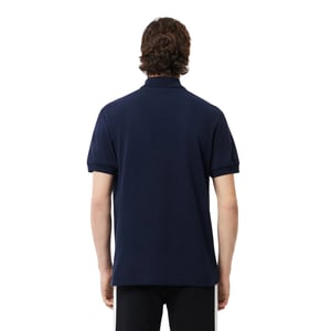 Lacoste Klassiek poloshirt voor heren van biologisch katoen, vervaardigd in Frankrijk (Blauw)
